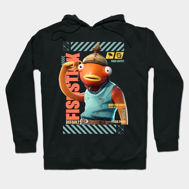 default fishstick skin Hoodie by rezbilstore